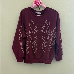 Western Maroon Sweatshirt
